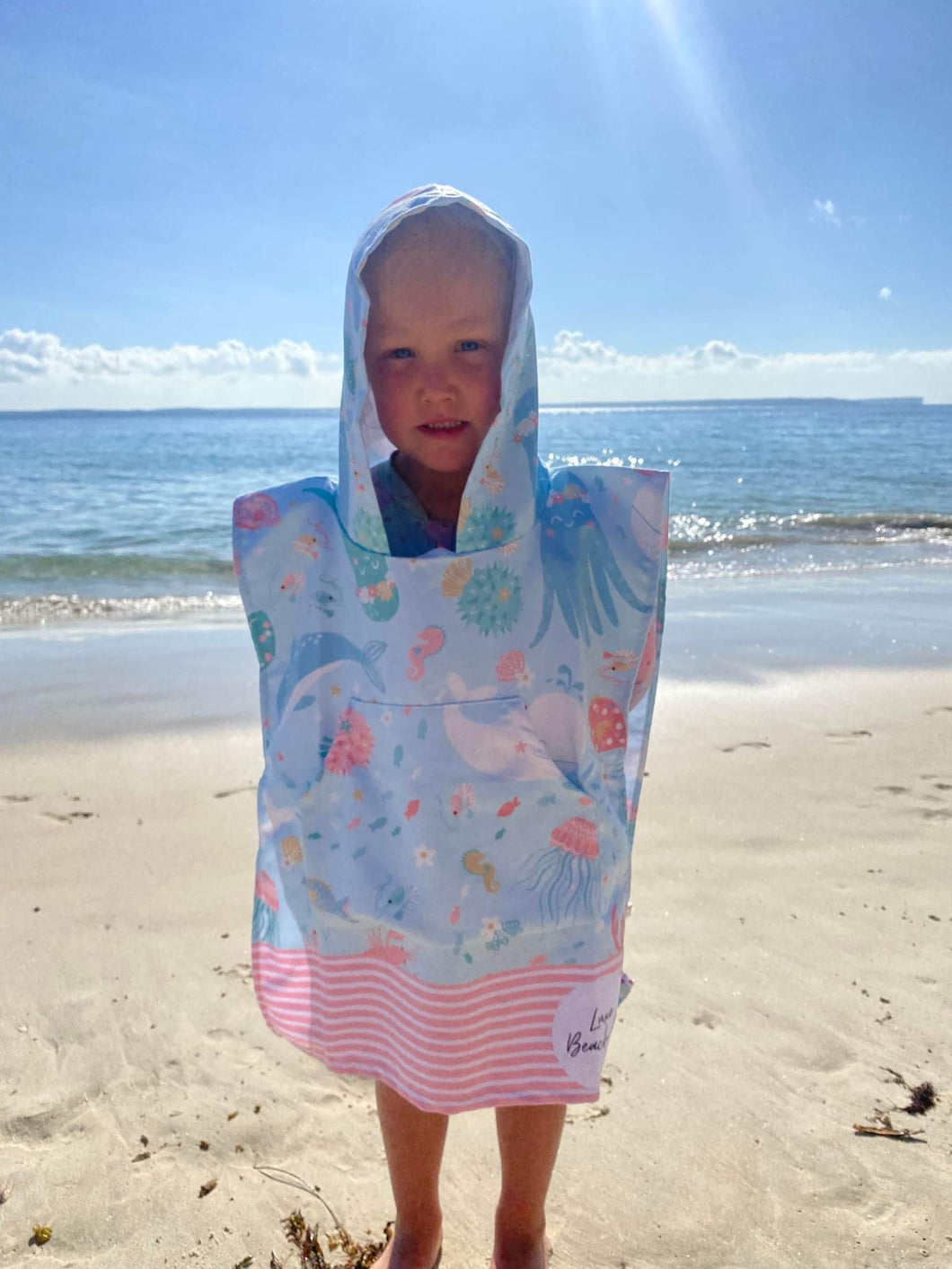 Under the Sea Sand Free Poncho Towel