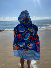 Load image into Gallery viewer, Ahoy Sand Free Poncho Towel
